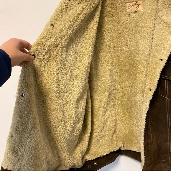 Scully Jackets & Coats Scully Boar Suede Pilot Jacket Faux